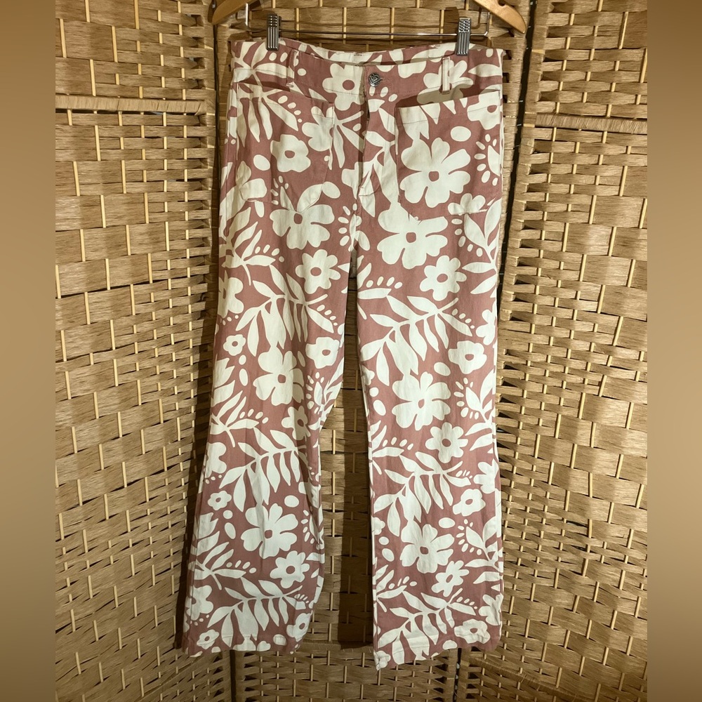 Roxy Hawaiian 🌺 Cotton Trousers - Picture 2 of 12